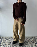 Reverse Curve Dart Dyed Pants