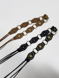 Leather Ethnic Layered Belt