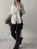 Dolphin Stripe Overfit Shirt