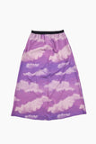 Nebula weather printing long skirt