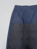 Selvage Slit H-Line Long Skirt