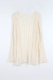 Diagonal Net Long Knit