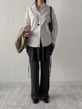 Dolphin Stripe Overfit Shirt