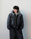 Bless Fur Hood Zip-up