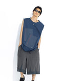 [AG] Open Dart Patch Sweat Half Pants