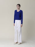 [Premium] Whole Garment Mozel U-Neck Knit