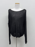 Toto Boat Neck Loose Fit Knit