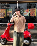 Soy Linen Check Short Sleeve Shirt