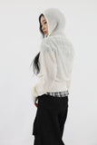 Eye Net Hood Zip-up