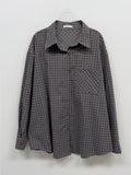 Autumn Tartan Check Overfit Shirt
