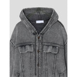 Pigment Pocket Hooded Cardigan
