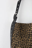 Leopard Belt Bucket Bag