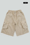 Fog bio washed cargo bermuda pants
