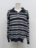 Riche Collar Stripe Knit