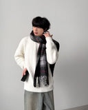 Azir Wool Check Muffler