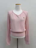 Mu Symbol Raglan V-neck Knit