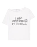HOTFIX ONE-SHOULDER UNBALANCE T-SHIRT