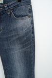 (W) Greyish Low Bootscut Denim