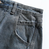 Oil Washed Reverse Denim