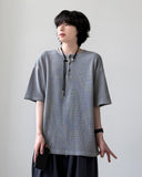 Earth Henley Neck Half Sleeve