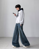 Skol Pintuck Wide Denim