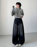 Col Brush Wide Denim