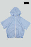Pio check zip up shirt hoodie
