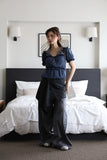 Muir Stud Pintuck Slacks