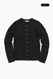 Niju frill rib cardigan