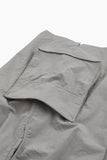 Opening utility bermuda pants