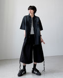 Banker Strap Bermuda Pants
