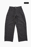 Ghibli pattern cotton wide pants