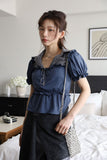 Mimi Square Frill Top