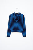 (W) Moor Striped Hooded Jacket