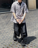 Dark Destroyed Damage Bermuda Denim