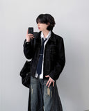 Louis Suede Crop Jacket