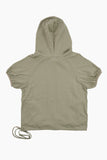 Log stripe hoodie tee