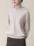 [Premium] Day Whole Garment Collar Neck Knit