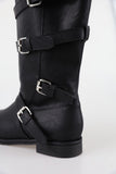 Lua Strap Western Long Boots
