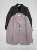 [wool 95%] Booth Hairy 3-button Overfit Jacket