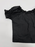 [Short sleeve ver.] Beans Off-Shoulder Crop Blouse