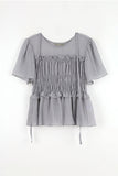 Mock chiffon blouse