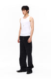 CUT OFF SNAP SLEEVELESS