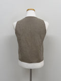 Vintage Buckle V-Neck Vest