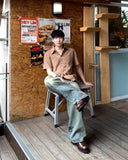 Soy Linen Check Short Sleeve Shirt