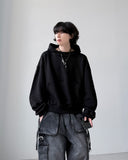 Dome High Neck Crop Hoodie