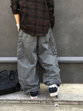 Bexer Multi-Pocket Wide Pants