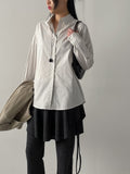 Dolphin Stripe Overfit Shirt