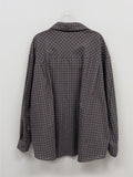 Autumn Tartan Check Overfit Shirt