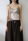 Lenny lace blanc sleeveless